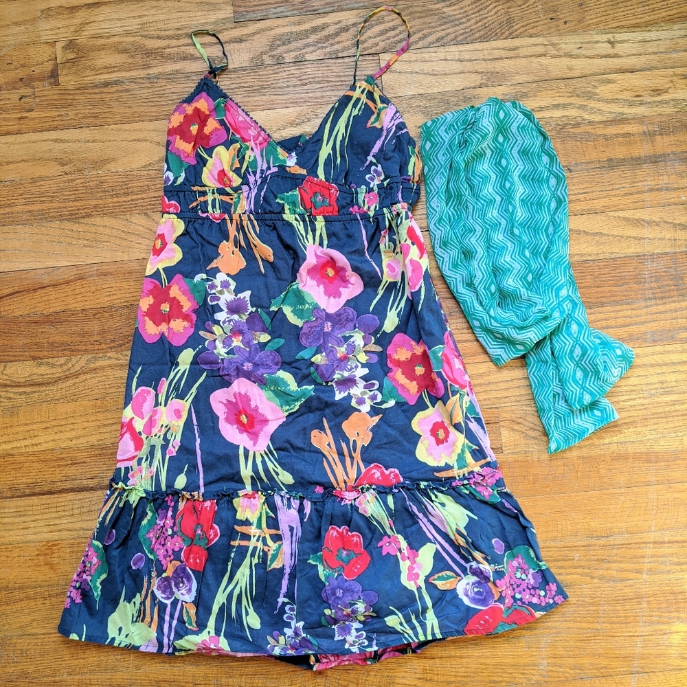 ☀️ AE blue floral sundress